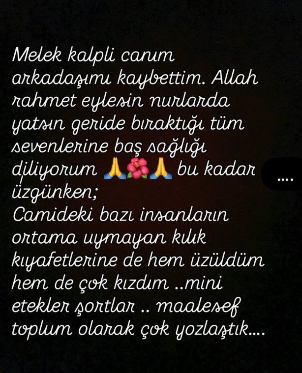 Cenaze sonrası isyan etti: Asya'dan kılık kıyafet sitemi