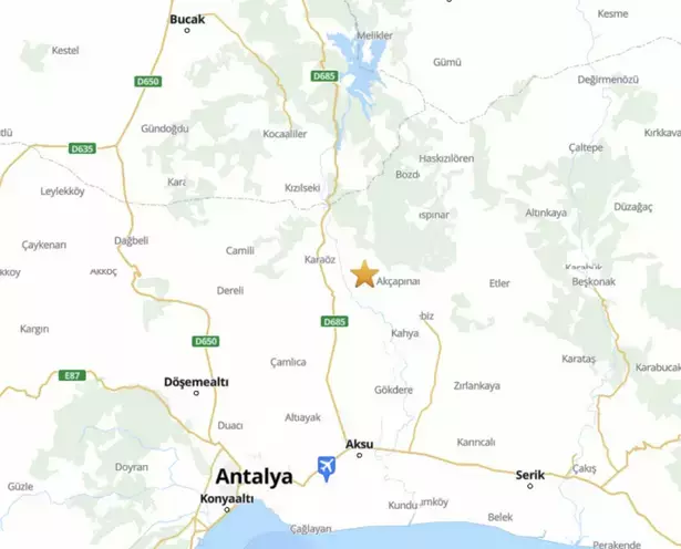 Antalya beşik gibi! Dün gecenin ardından korkutan bir deprem daha