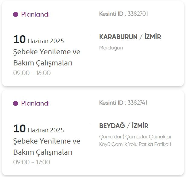 İzmir GEDİZ elektrik kesintisi! 5 Haziran İzmir'de elektrik kesintisi ne zaman bitecek, elektrikler ne zaman gelecek?