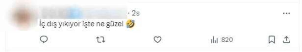 Oto yıkıma istasyonunda sucuk yıkadılar
