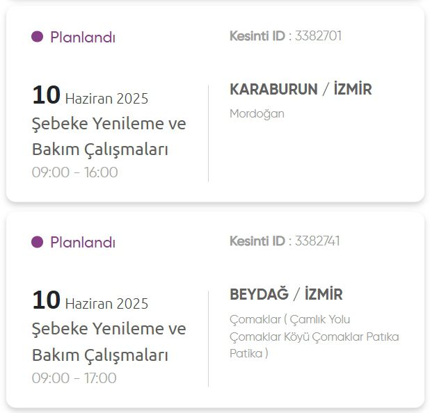 İzmir GEDİZ elektrik kesintisi! 7 Haziran İzmir'de elektrik kesintisi ne zaman bitecek, elektrikler ne zaman gelecek?