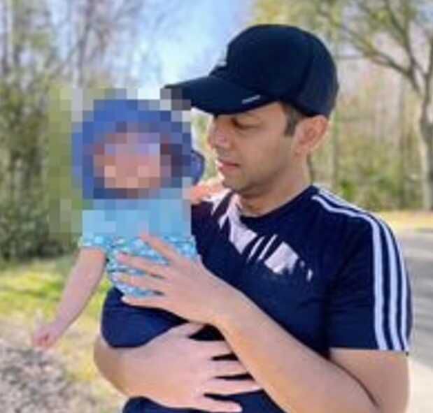 Komşularının kapısına kimyasal madde sürdüğü ailenin bebeği kel kaldı