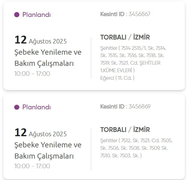 İzmir GEDİZ elektrik kesintisi! 12 Ağustos İzmir'de elektrik kesintisi ne zaman bitecek, elektrikler ne zaman gelecek?