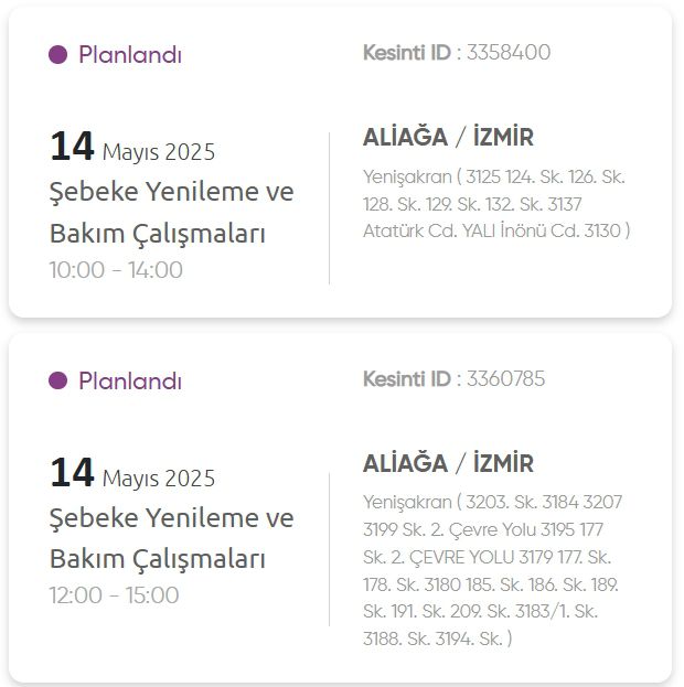 İzmir GEDİZ elektrik kesintisi! 14 Mayıs İzmir'de elektrik kesintisi ne zaman bitecek, elektrikler ne zaman gelecek?
