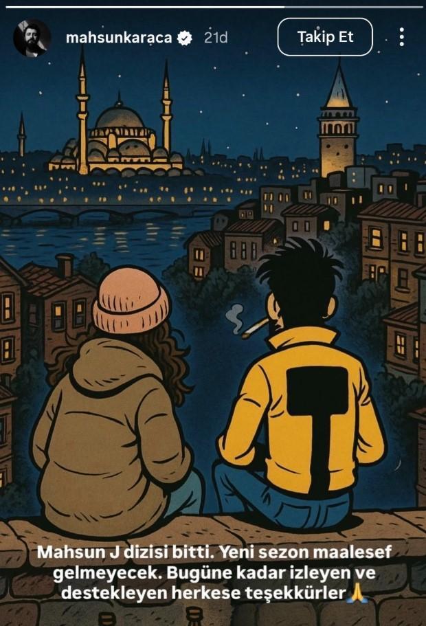 Mahsun J dizisi sona erdi