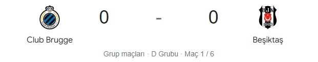 Club Brugge - Beşiktaş maçı kaç kaç, bitti mi? MAÇ SKORU! Club Brugge - Beşiktaş maçı kaç kaç, canlı maç skoru! Canlı maç anlatımı!