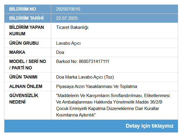 Bebek ve çocuklar için risk büyük! Bakanlık ceza yağdırdı
