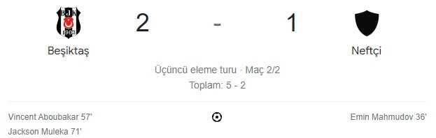 Beşiktaş Neftçi Bakü maç özeti! (VİDEO) Beşiktaş Neftçi Bakü maçı özeti izle! Golleri kim attı, maç kaç kaç bitti?