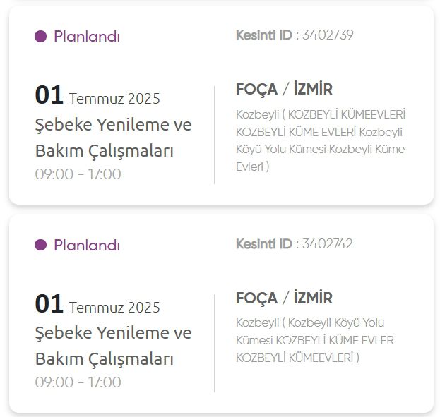 İzmir GEDİZ elektrik kesintisi! 1 Temmuz İzmir'de elektrik kesintisi ne zaman bitecek, elektrikler ne zaman gelecek?