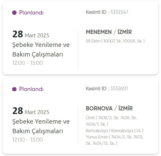 İzmir GEDİZ elektrik kesintisi! 28 Mart İzmir'de elektrik kesintisi ne zaman bitecek, elektrikler ne zaman gelecek?
