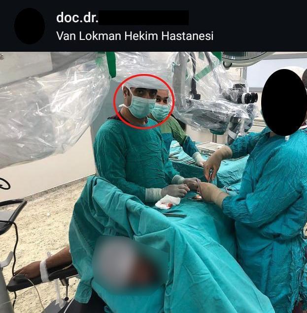 Ameliyatı gerçekleştiren doçent doktorun paylaşımı, çıkan haberler sonrası kaldırıldı