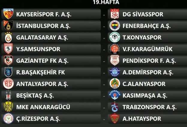 Son Dakika: Süper Lig'de sezon fikstürü belli oldu