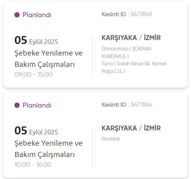 İzmir GEDİZ elektrik kesintisi! 5 Eylül İzmir'de elektrik kesintisi ne zaman bitecek, elektrikler ne zaman gelecek?