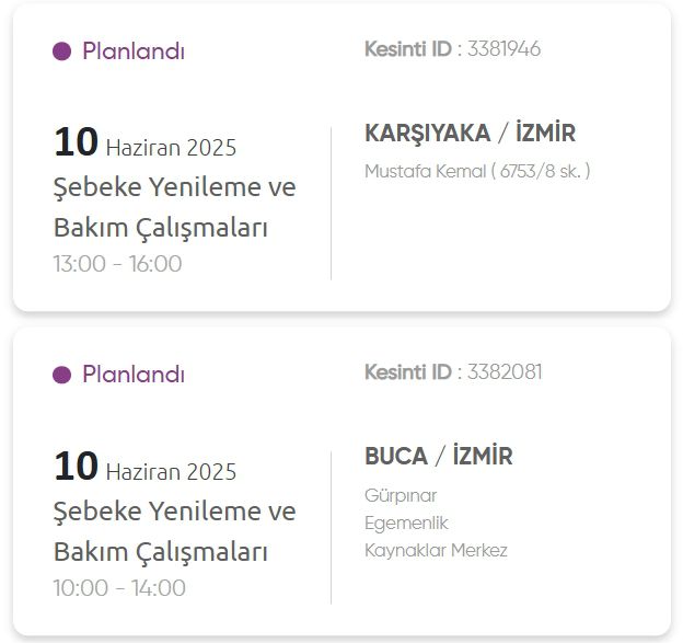 İzmir GEDİZ elektrik kesintisi! 10 Haziran İzmir'de elektrik kesintisi ne zaman bitecek, elektrikler ne zaman gelecek?