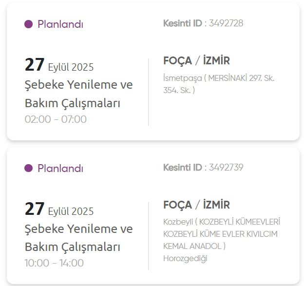 İzmir GEDİZ elektrik kesintisi! 27 Eylül İzmir'de elektrik kesintisi ne zaman bitecek, elektrikler ne zaman gelecek?
