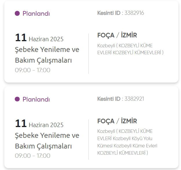 İzmir GEDİZ elektrik kesintisi! 11 Haziran İzmir'de elektrik kesintisi ne zaman bitecek, elektrikler ne zaman gelecek?
