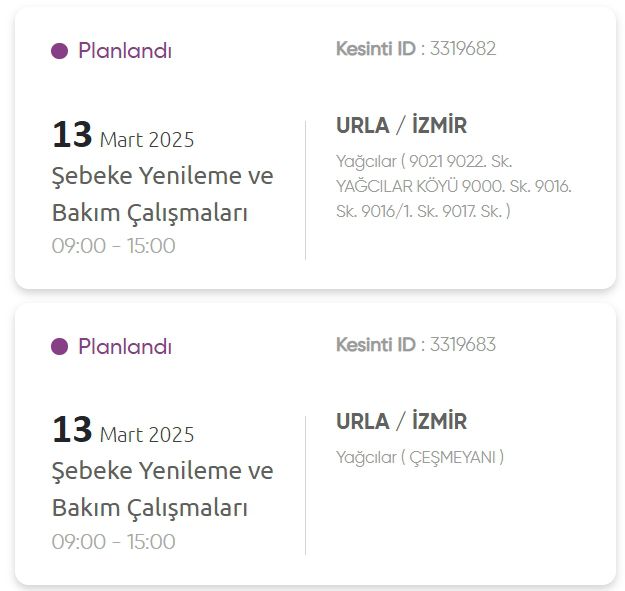 İzmir GEDİZ elektrik kesintisi! 13 Mart İzmir'de elektrik kesintisi ne zaman bitecek, elektrikler ne zaman gelecek?