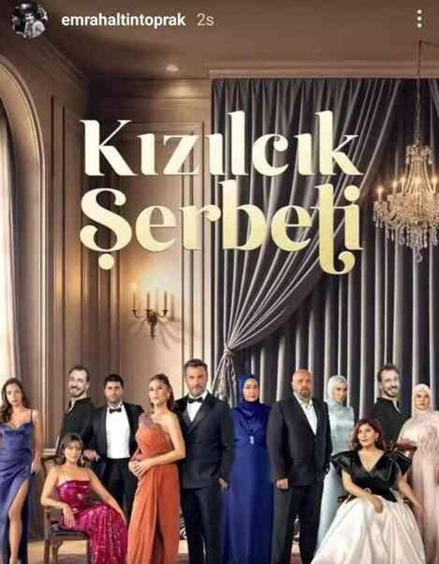 Kızılcık Şerbeti'nde afiş krizi! Kaan Taşaner önce ateş püskürdü sonra hesabını sildi