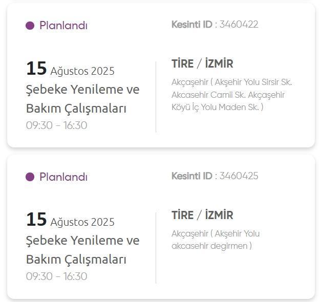 İzmir GEDİZ elektrik kesintisi! 15 Ağustos İzmir'de elektrik kesintisi ne zaman bitecek, elektrikler ne zaman gelecek?