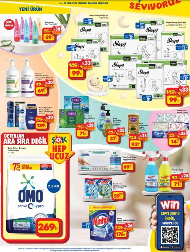 ŞOK AKTÜEL16 - 22 EKİM KATALOĞU ŞOK'a gelen ürünler! ŞOK bu hafta katalog ürünleri neler? ŞOK fiyat listesi!