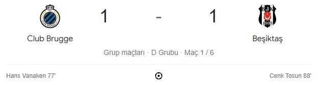 Club Brugge - Beşiktaş maç özeti! (VİDEO) Club Brugge - Beşiktaş maçı özeti izle! Golleri kim attı, maç kaç kaç bitti?