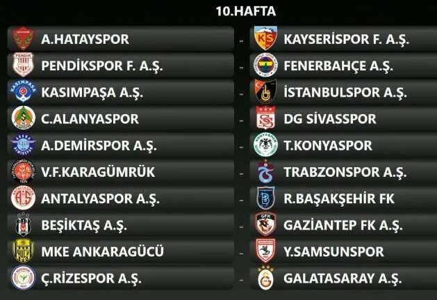 Son Dakika: Süper Lig'de sezon fikstürü belli oldu