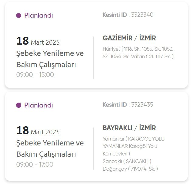 İzmir GEDİZ elektrik kesintisi! 18 Mart İzmir'de elektrik kesintisi ne zaman bitecek, elektrikler ne zaman gelecek?
