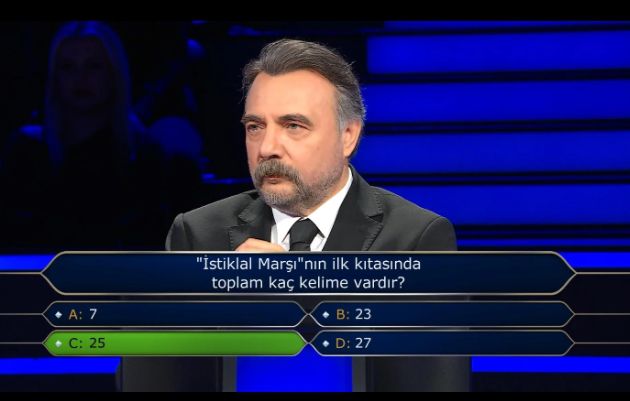 İstiklal Marşı'nın ilk kıtasında toplam kaç kelime vardır?