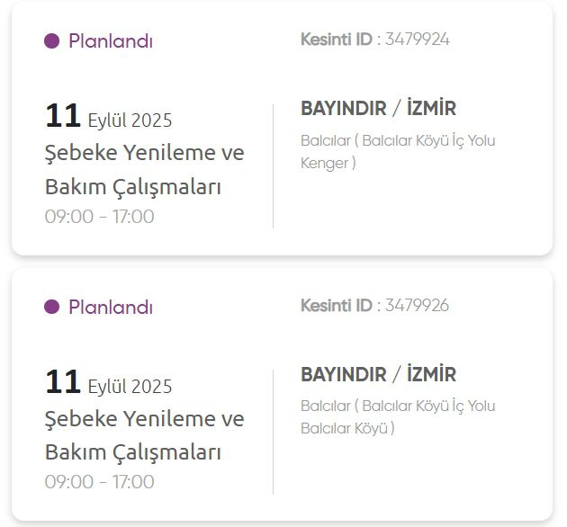 İzmir GEDİZ elektrik kesintisi! 11 Eylül İzmir'de elektrik kesintisi ne zaman bitecek, elektrikler ne zaman gelecek?