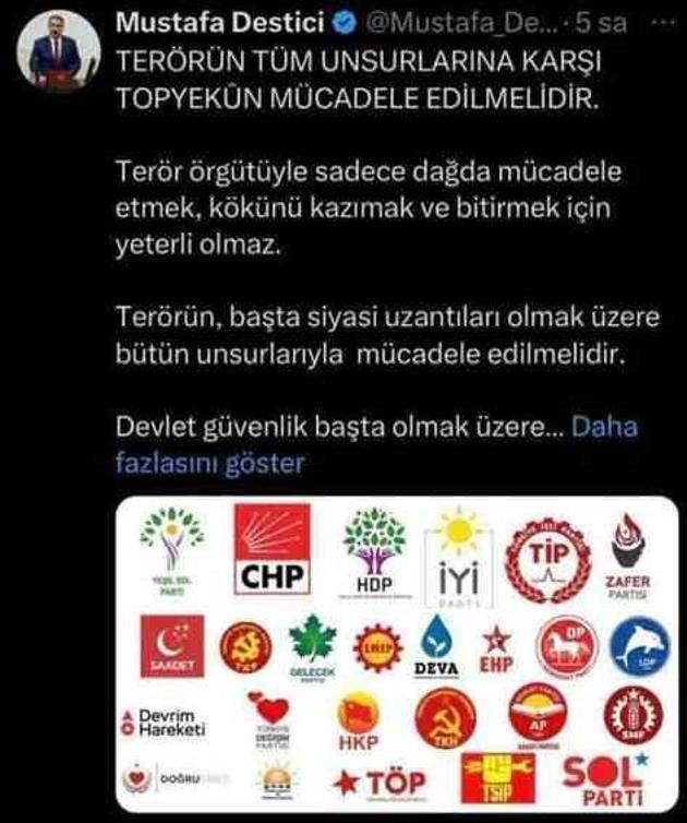 BBP Genel Başkanı Destici: Hiçbir siyasi partiyle uzantıları hariç problemimiz yok ve olamaz