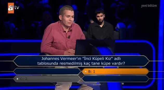 (Johannes Vermeer'ın 'İnci Küpeli Kız' adlı tablosunda...) Kim Milyoner Olmak İster 8 Ağustos Sorusu Cevabı Nedir? 50 Bin TL'lik soru ve cevabı ne?