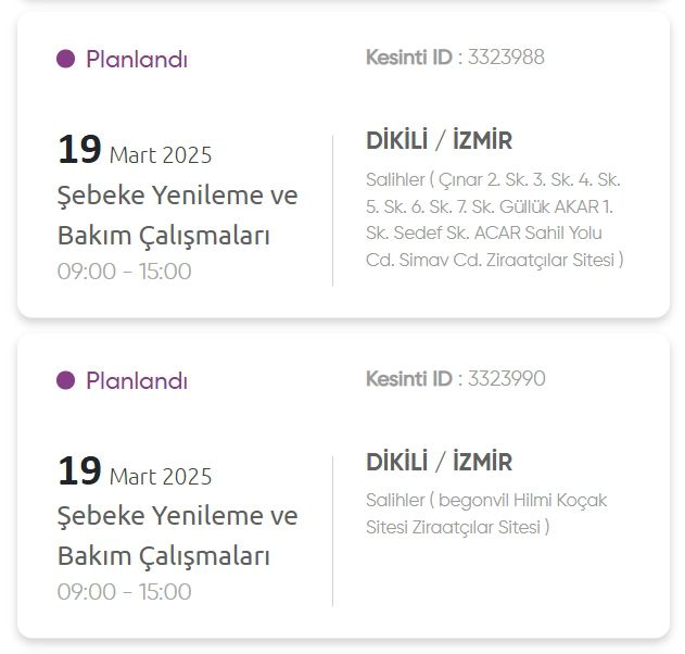 İzmir GEDİZ elektrik kesintisi! 19 Mart İzmir'de elektrik kesintisi ne zaman bitecek, elektrikler ne zaman gelecek?