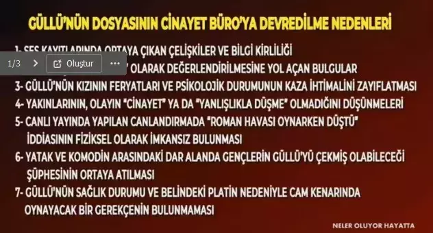 Güllü'nün ölümüyle ilgili soruşturma derinleşiyor: Cinayet masası devrede