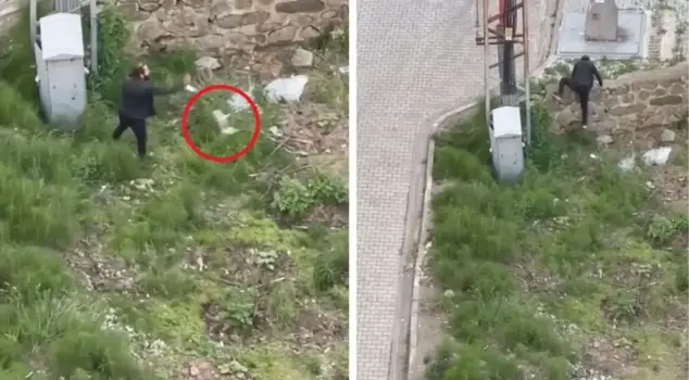 First he kicked, then he killed! Moments of horror captured on camera
