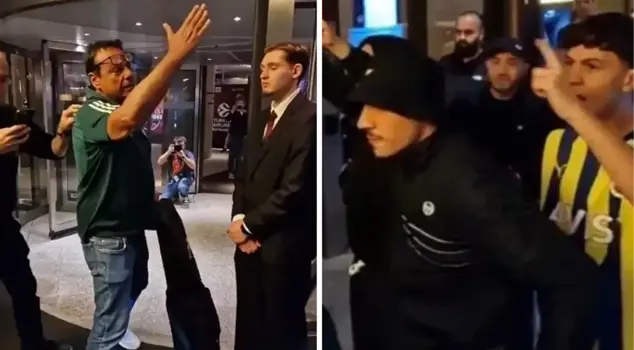 Obscene argument between Ergin Ataman and Fenerbahçe fans.
