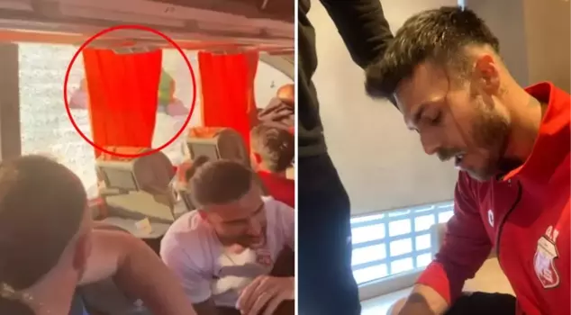 Kastamonuspor team faces a stone attack from fans in Iğdır: 2 injured.
