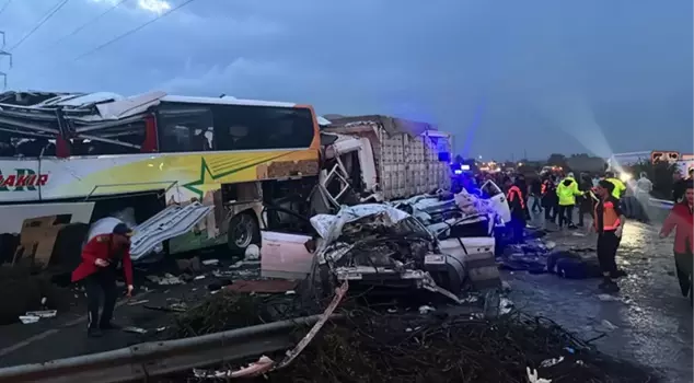 The bus driver was arrested in the chain traffic accident in Mersin, where 10 people died.