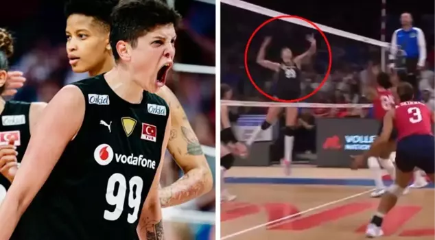 Ebrar Karakurt, she shattered the laws of physics with her shot.