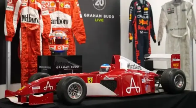 The world's most expensive remote-controlled car is going up for sale at an F1 auction with a price tag of £200,000.