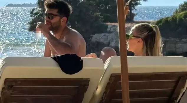 Surprise encounter: Doğukan Güngör was spotted on vacation with Aleyna Kalaycıoğlu.