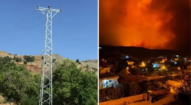 Fifteen people lost their lives in the stubble fire disaster! New statement from DEDAŞ: We couldn't install new electricity poles because of the illegal use of electricity.
