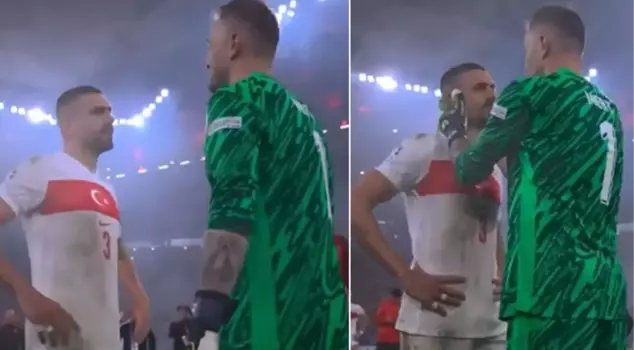 Everyone is talking about the dialogue between Merih Demiral and Mert Günok: Son, Merto, how did you do?