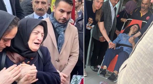 تعرضت والدة سنان أتيش لحالة اغماء في المحكمة! بدأت تمسك قلبها عندما كانت تروي الحوار الذي جرى بينها وبين ابنها.