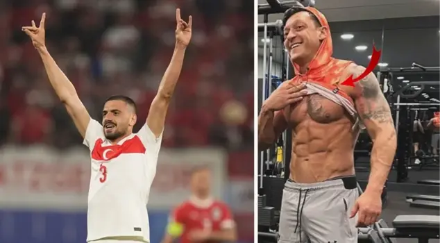 He showed the tattoo of three crescents! Mesut Özil's poses that will drive Germans crazy.
