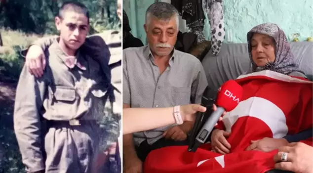A man from Afyonkarahisar was declared a martyr after 36 years! As soon as his mother received the flag, she covered herself with it.