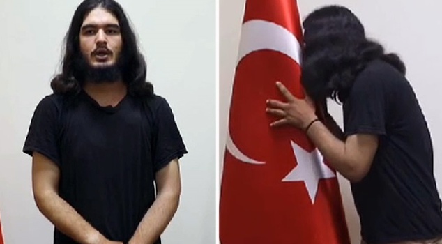 Mit Turk MIT has captured another Syrian provocateur who attacked the Turkish flag.