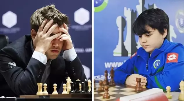 13-year-old Yağız checkmated Magnus Carlsen, the world's best chess player.