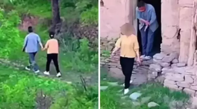 The man flew a drone and captured his wife cheating on him second by second.