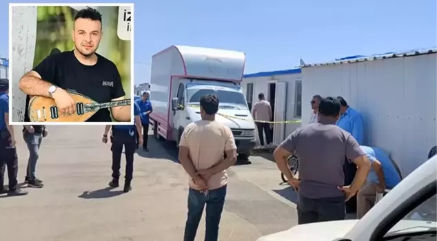 The person who worked as a musician at weddings in Adıyaman was found dead in the container where he stayed.