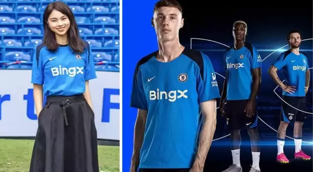 BingX has become the Official Men's Training Wear Sponsor of Chelsea Football Club.